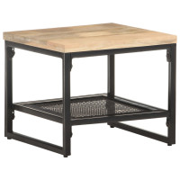 Produktbild för Sidobord 40x40x35 cm massivt mangoträ