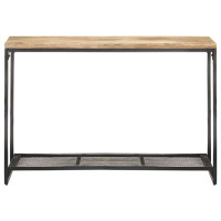 Produktbild för Avlastningsbord 110x35x75 cm massivt mangoträ