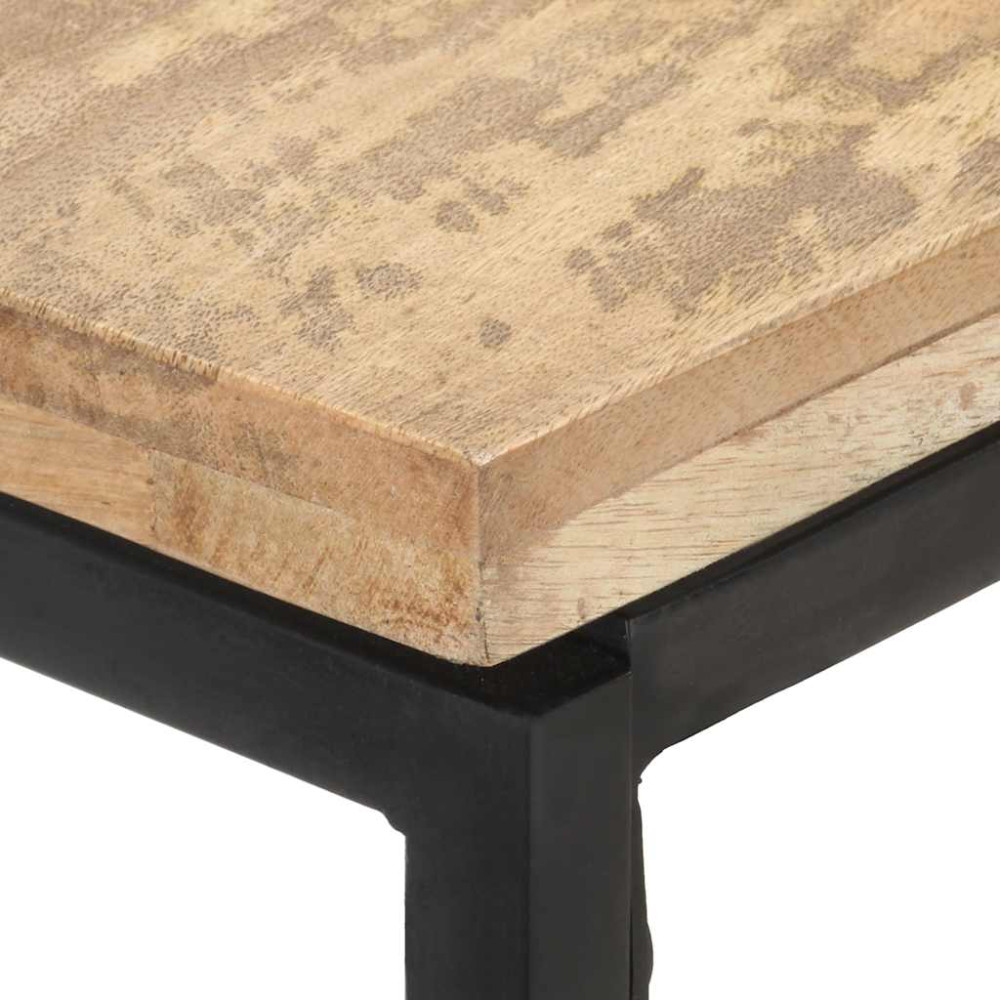 Produktbild för Avlastningsbord 110x35x75 cm massivt mangoträ
