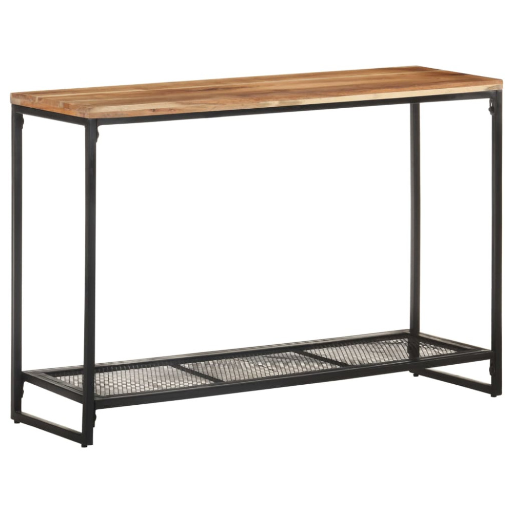 Produktbild för Avlastningsbord 110x35x75 cm massivt akaciaträ