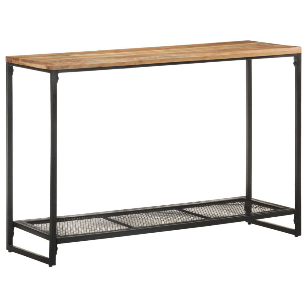 Produktbild för Avlastningsbord 110x35x75 cm massivt akaciaträ