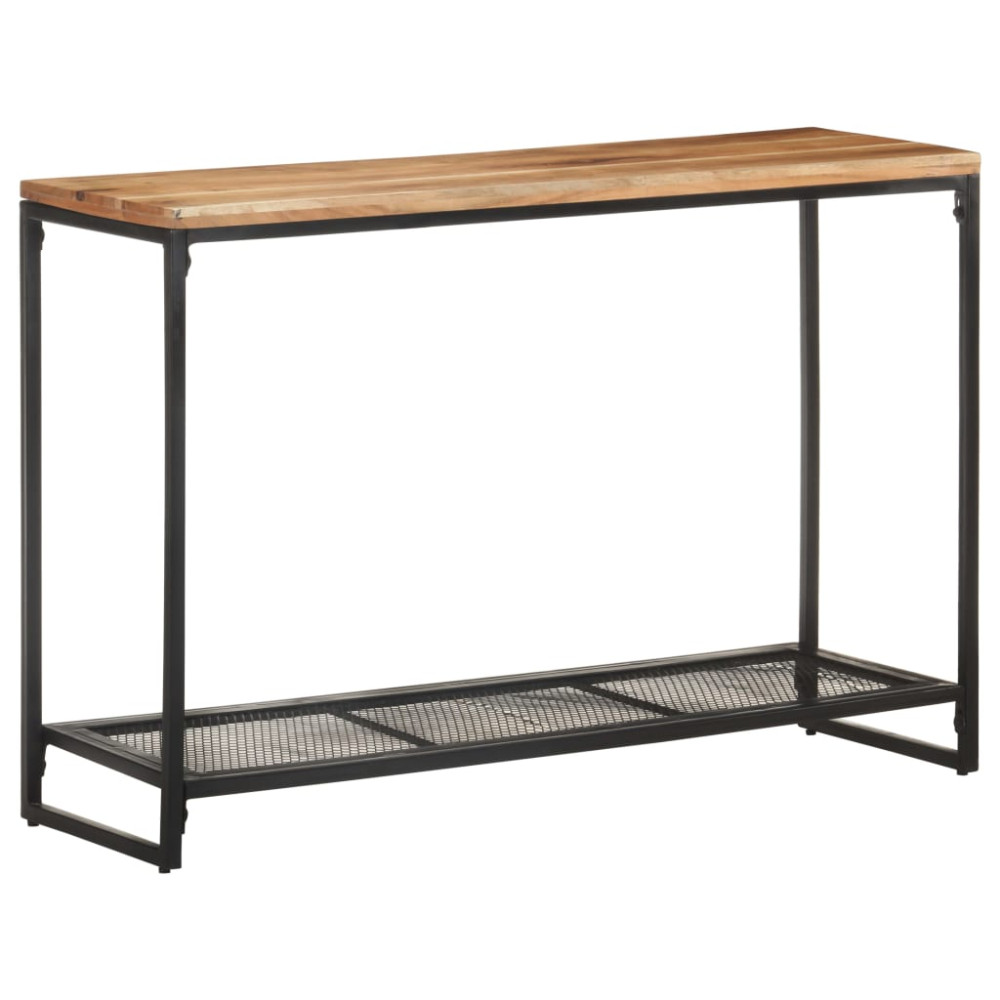 Produktbild för Avlastningsbord 110x35x75 cm massivt akaciaträ