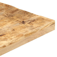 Produktbild för Cafébord fyrkantigt 50x50x75 cm grovt mangoträ