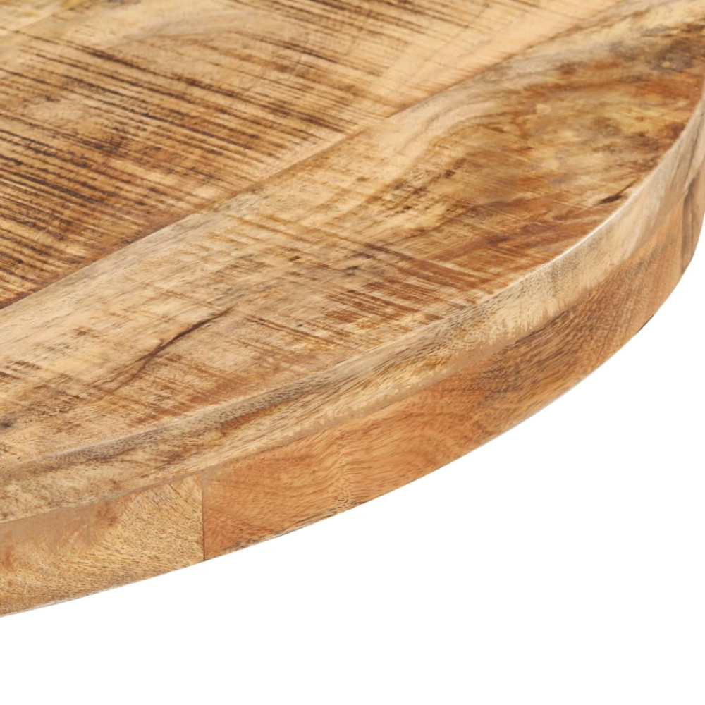 Produktbild för Cafébord runt Ø70x75 cm grovt mangoträ