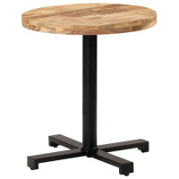Produktbild för Cafébord runt Ø70x75 cm grovt mangoträ