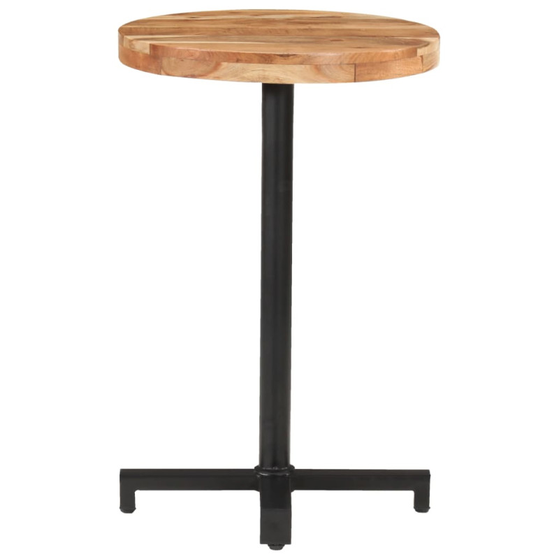 Produktbild för Cafébord runt Ø50x75 cm massivt akaciaträ