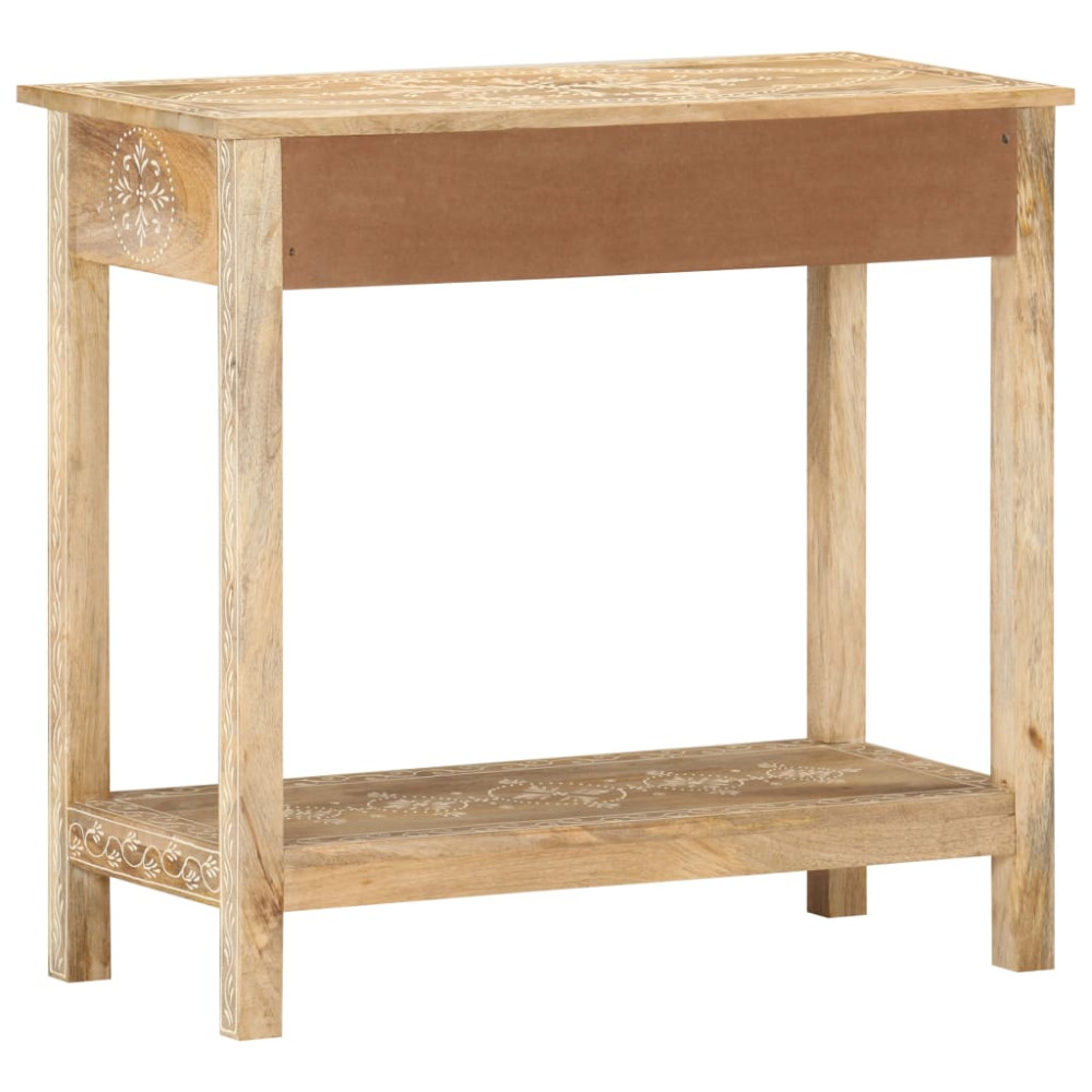 Produktbild för Avlastningsbord 80x35x74 cm massivt mangoträ