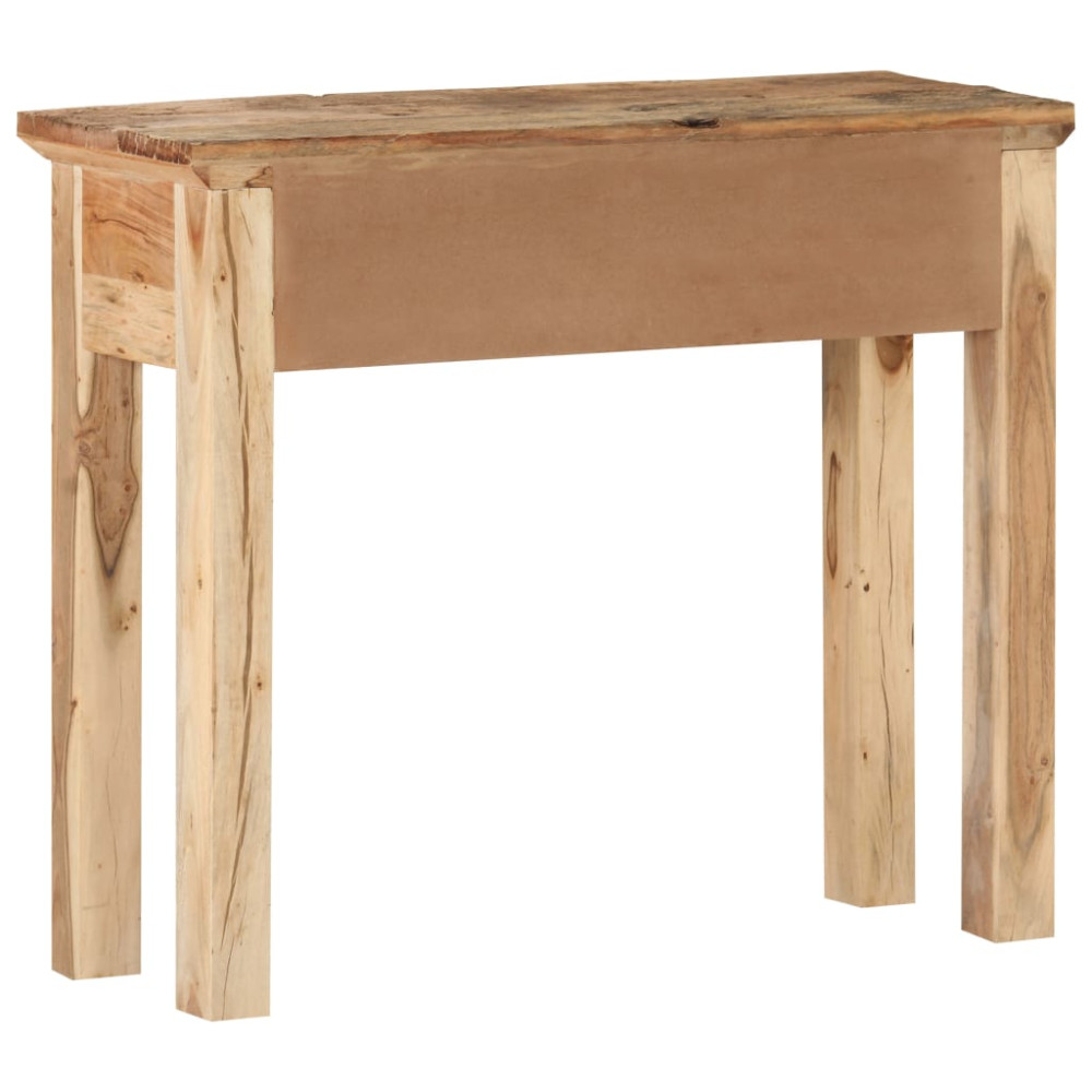 Produktbild för Avlastningsbord 90,5x30x75 cm massivt akaciaträ och återvunnet trä