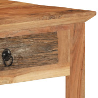 Produktbild för Skrivbord 110x50x75 cm massivt återvunnet trä