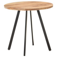 Produktbild för Matbord 80 cm massivt akaciaträ