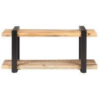 Produktbild för TV-bänk 90x40x40 cm grovt mangoträ