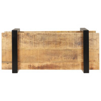 Produktbild för TV-bänk 90x40x40 cm grovt mangoträ