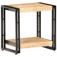 Produktbild för Sidobord 40x30x40 cm massivt grovt mangoträ