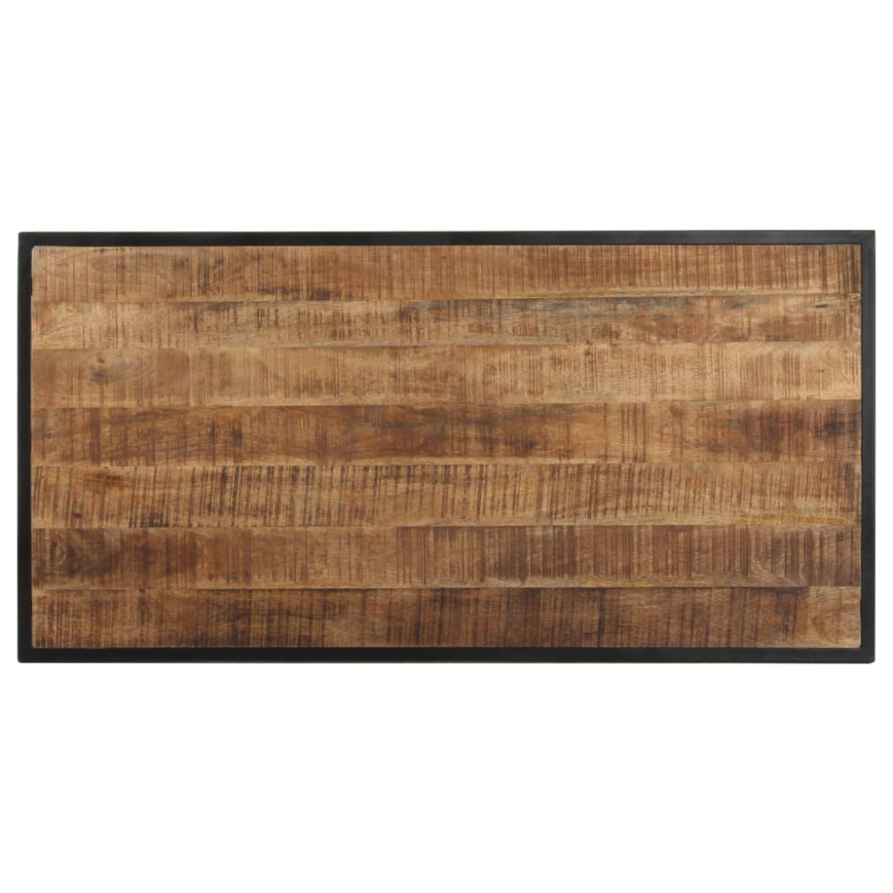 Produktbild för Matbord 120 cm grovt mangoträ