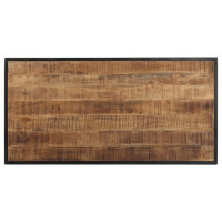 Produktbild för Matbord 120 cm grovt mangoträ