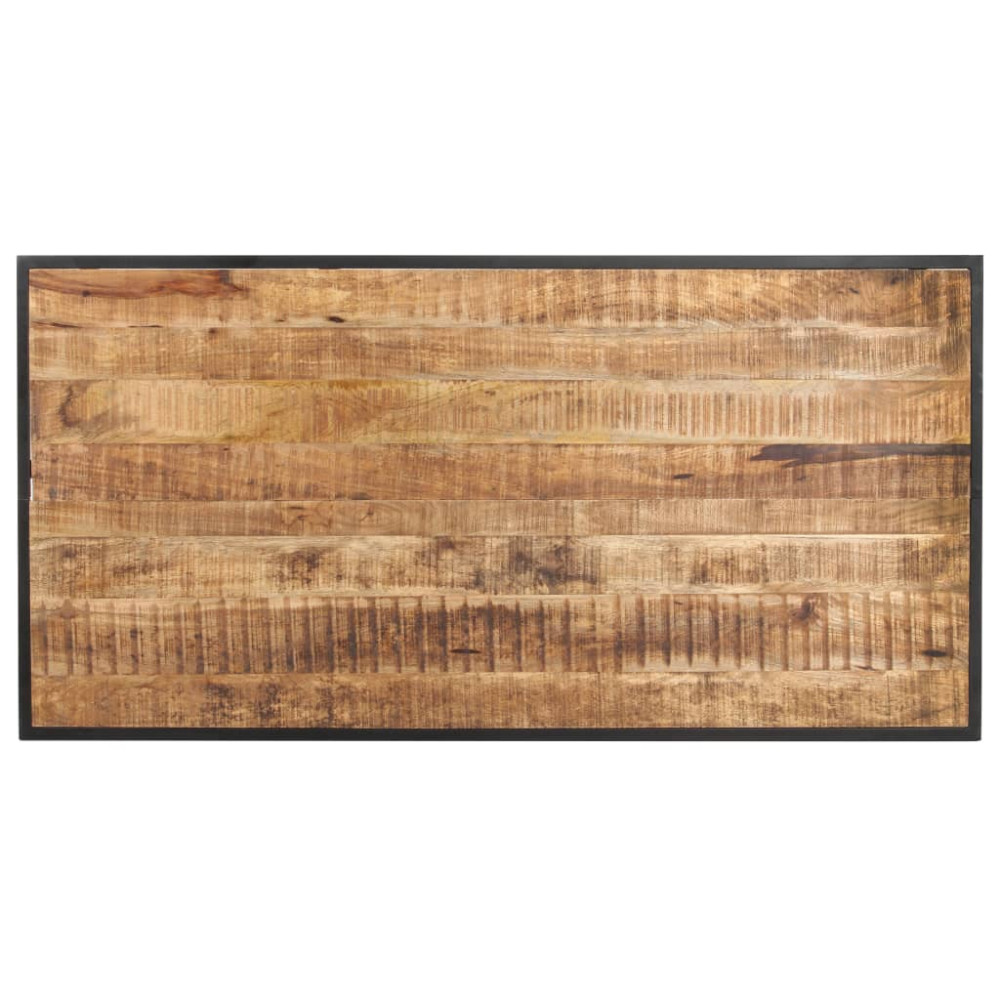 Produktbild för Matbord 140 cm grovt mangoträ
