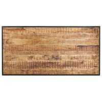 Produktbild för Matbord 140 cm grovt mangoträ