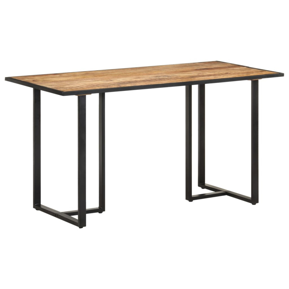 Produktbild för Matbord 140 cm grovt mangoträ