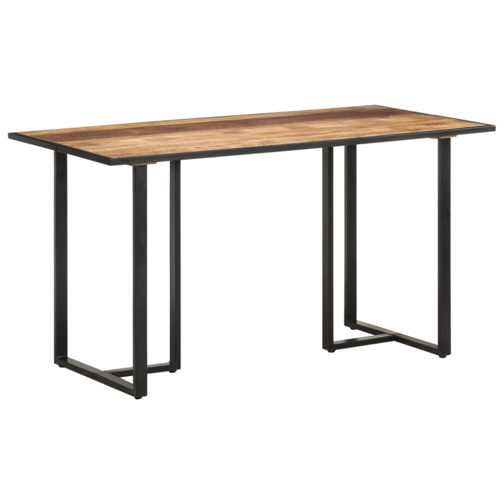 Produktbild för Matbord 140 cm grovt mangoträ