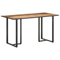 Produktbild för Matbord 140 cm grovt mangoträ