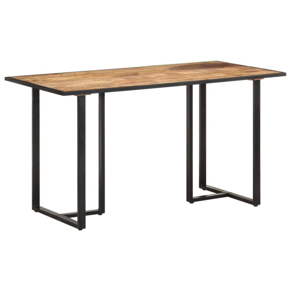 Produktbild för Matbord 140 cm grovt mangoträ