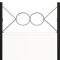 Produktbild för Rumsavdelare 3 paneler vit 120x180 cm