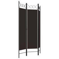 Produktbild för Rumsavdelare 3 paneler brun 120x180 cm