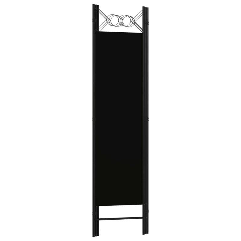 Produktbild för Rumsavdelare 3 paneler svart 120x180 cm