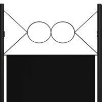 Miniatyr av produktbild för Rumsavdelare 3 paneler svart 120x180 cm