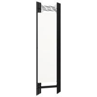 Produktbild för Rumsavdelare 5 paneler vit 200x180 cm
