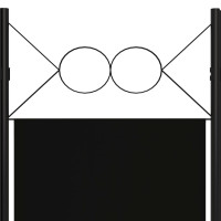 Miniatyr av produktbild för Rumsavdelare 6 paneler svart 240x180 cm