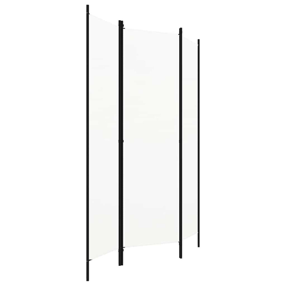 Produktbild för Rumsavdelare 3 paneler vit 150x180 cm