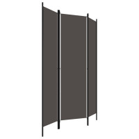 Produktbild för Rumsavdelare 3 paneler antracit 150x180 cm