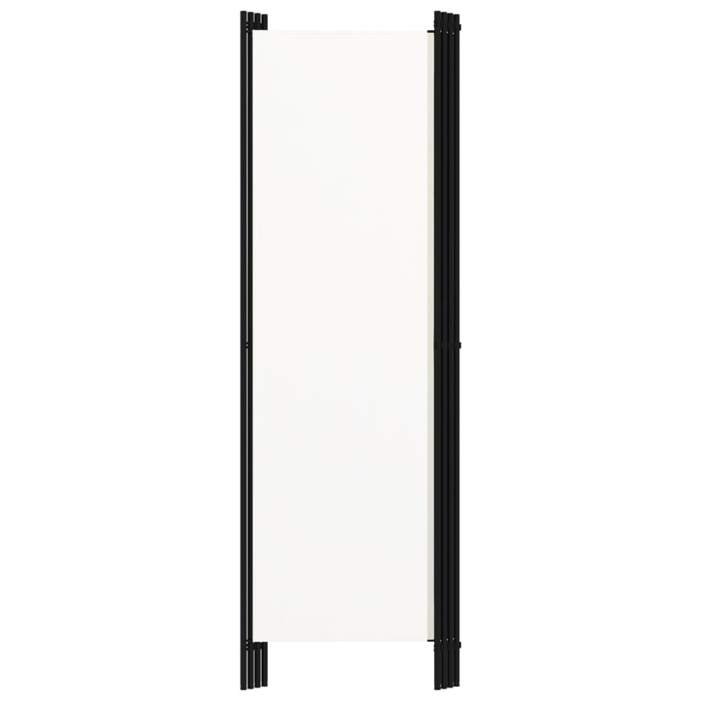 Produktbild för Rumsavdelare 4 paneler vit 200x180 cm