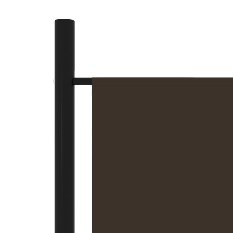 Produktbild för Rumsavdelare 4 paneler brun 200x180 cm