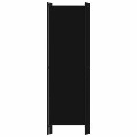 Produktbild för Rumsavdelare 4 paneler svart 200x180 cm