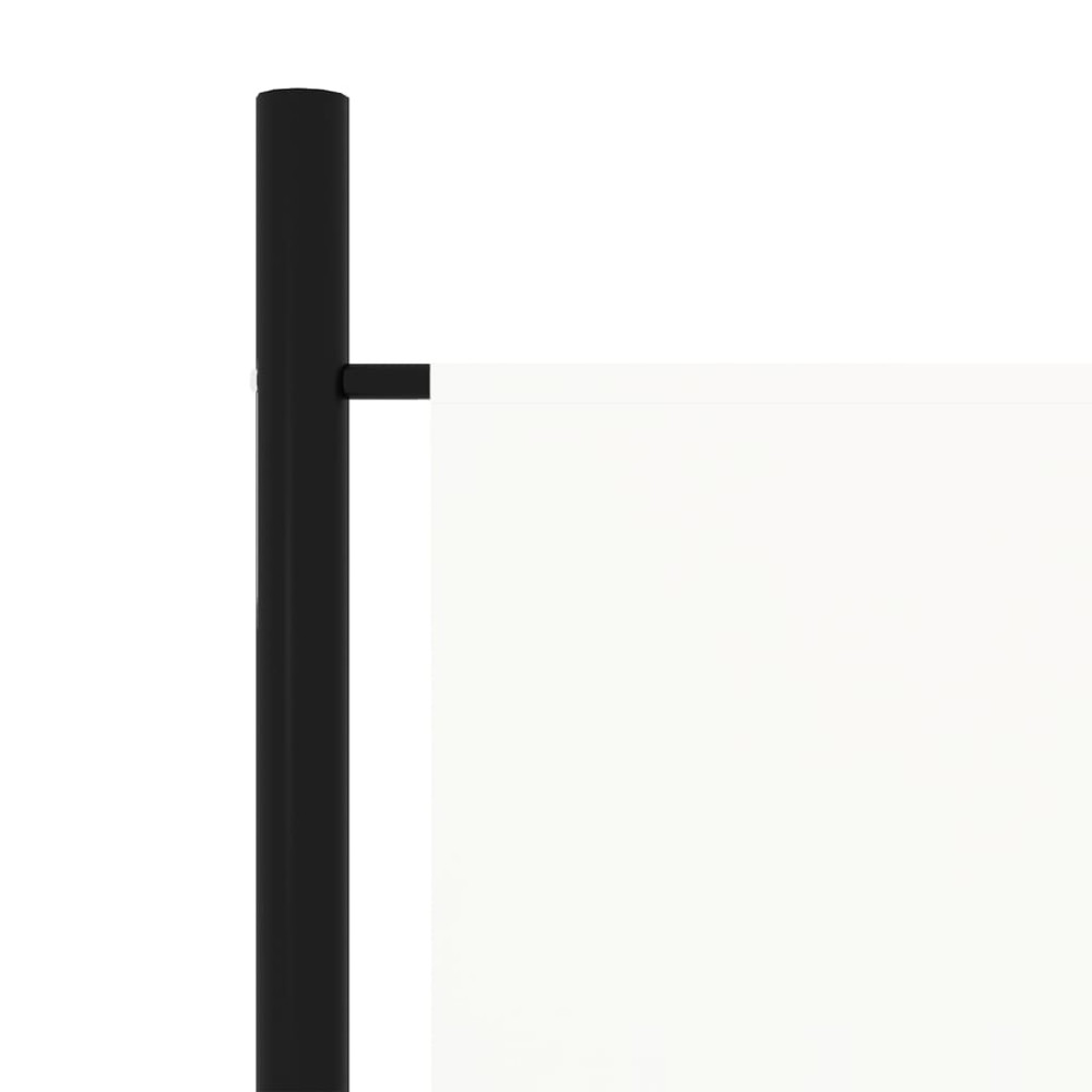 Produktbild för Rumsavdelare 5 paneler vit 250x180 cm