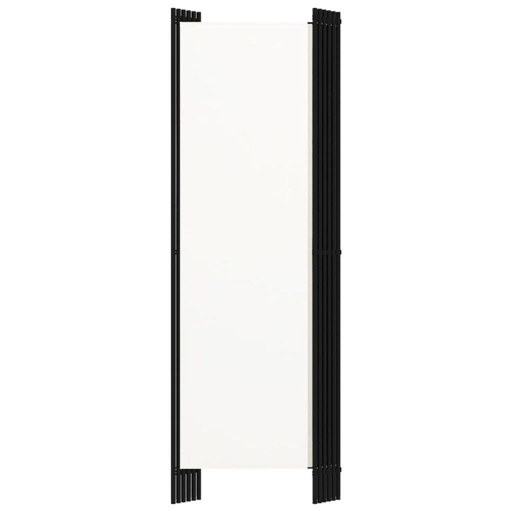Produktbild för Rumsavdelare 6 paneler vit 300x180 cm