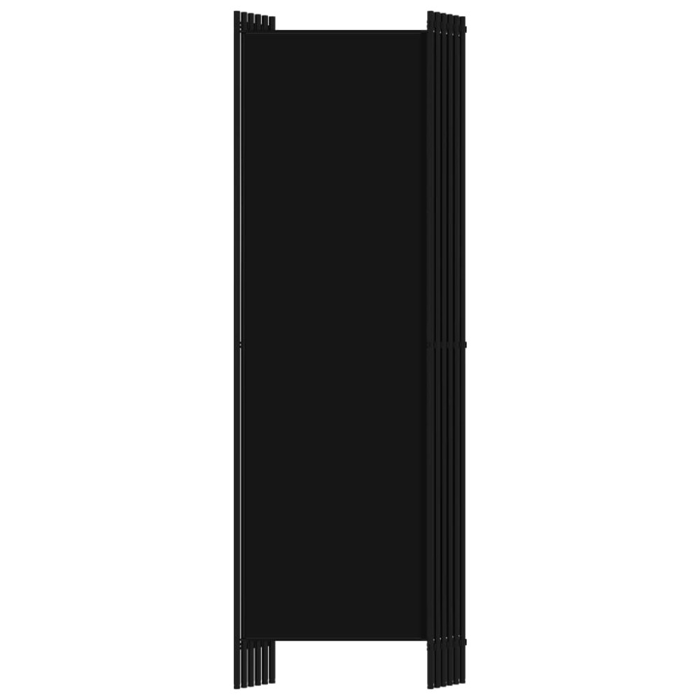 Produktbild för Rumsavdelare 6 paneler svart 300x180 cm