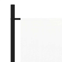 Produktbild för Rumsavdelare 3 paneler vit 260x180 cm tyg