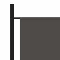 Produktbild för Rumsavdelare 3 paneler antracit 260x180 cm