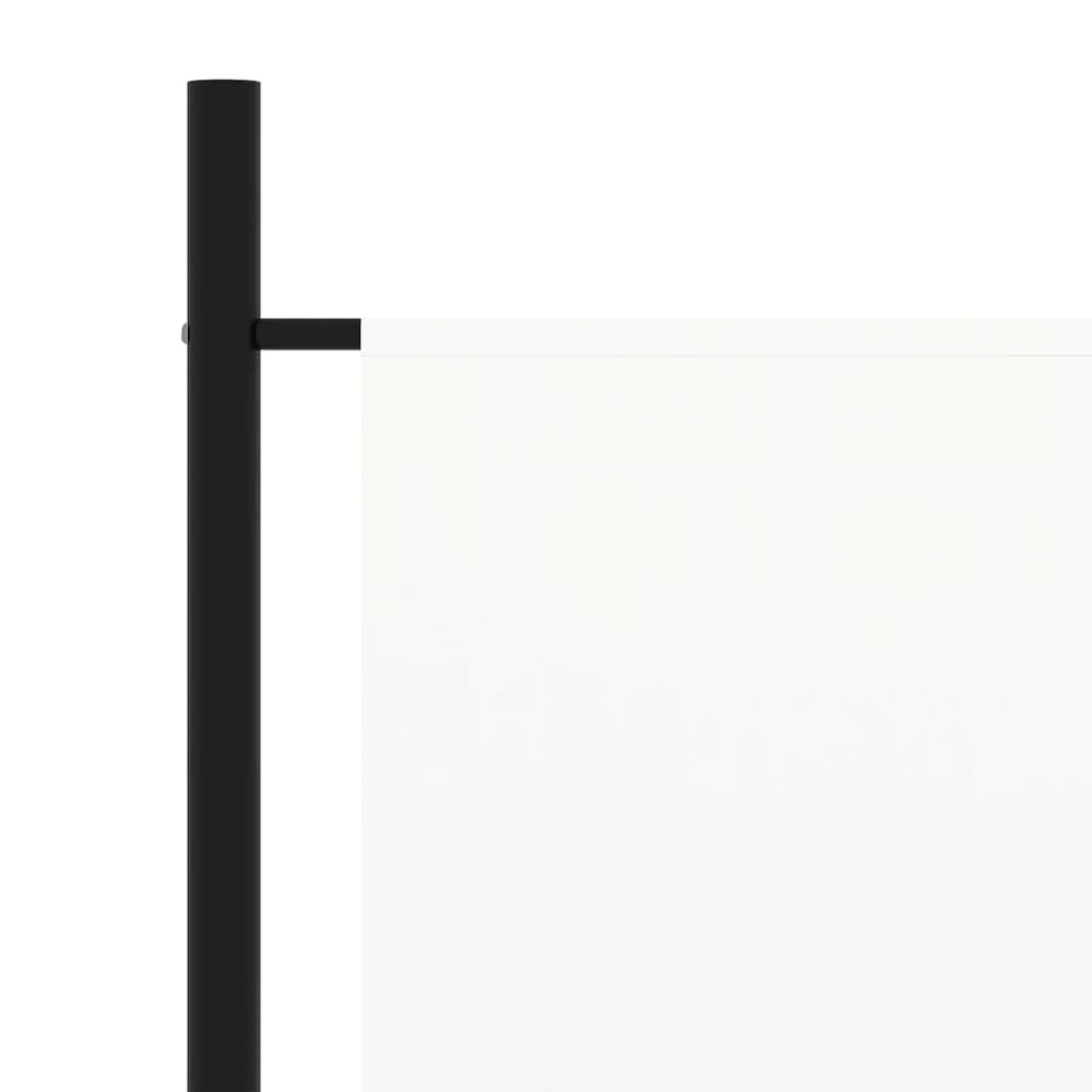 Produktbild för Rumsavdelare vit 175x180 cm tyg