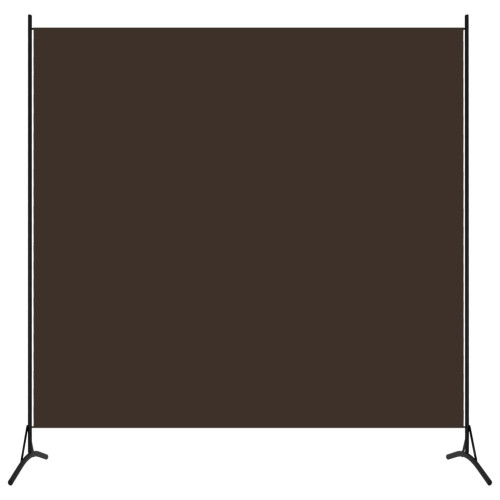 vidaXL Rumsavdelare brun 175x180 cm tyg