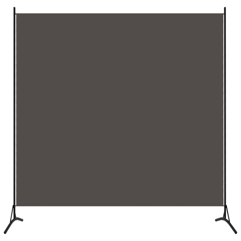 Produktbild för Rumsavdelare antracit 175x180 cm tyg