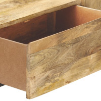 Produktbild för Avlastningsbord 100x35x76 cm massivt mangoträ