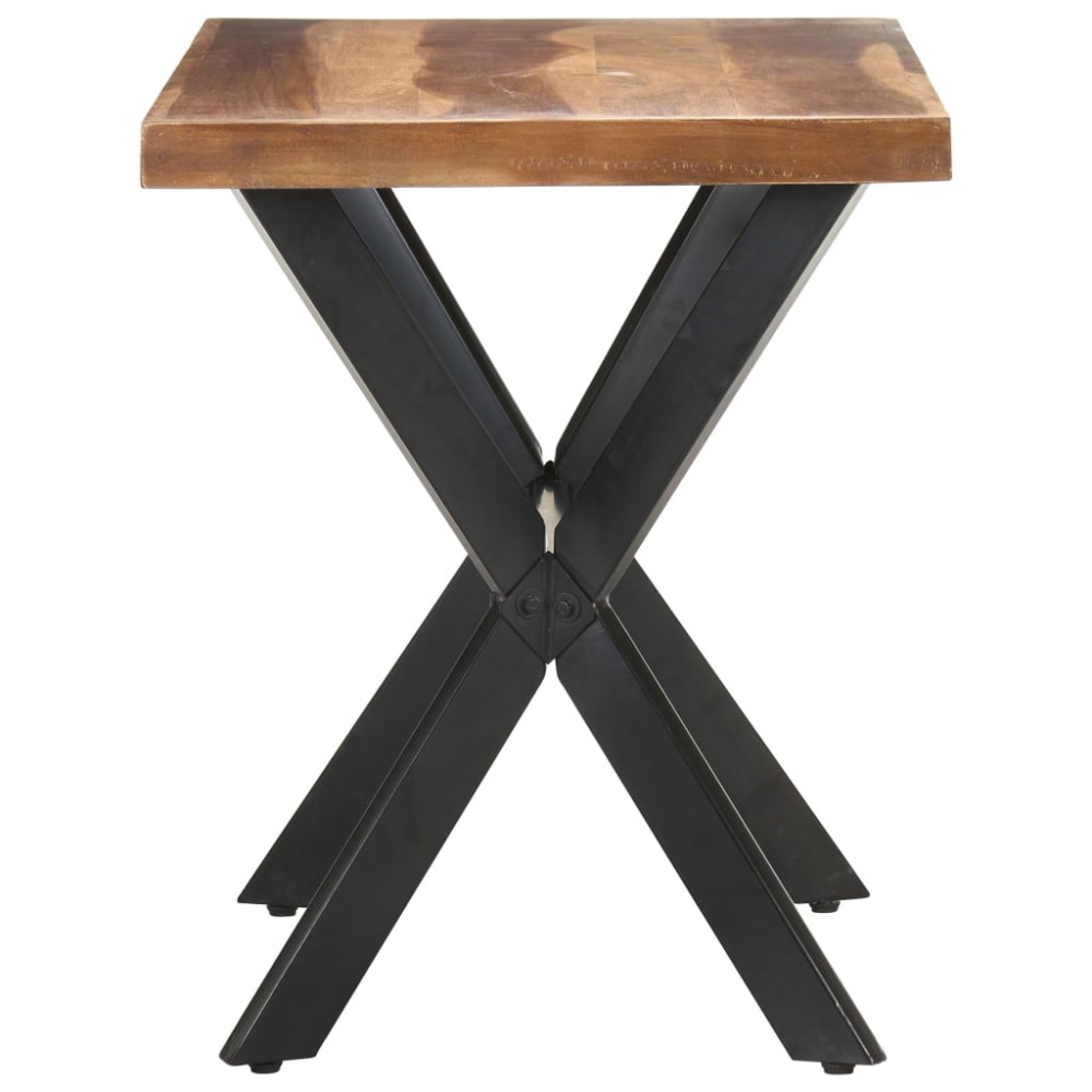 Produktbild för Matbord 120x60x75 cm massivt trä med honungsfinish