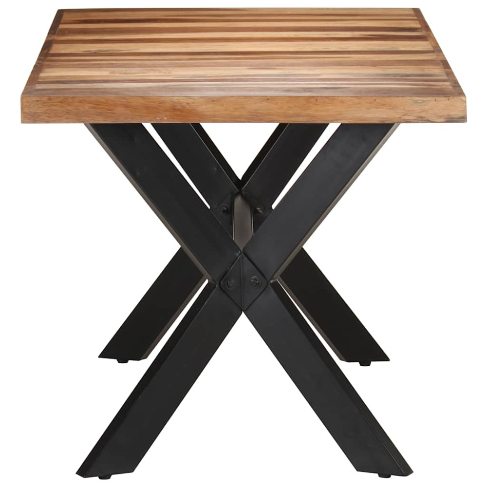 Produktbild för Matbord 160x80x75 cm massivt trä med honungsfinish