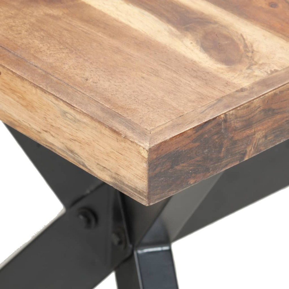 Produktbild för Matbord 160x80x75 cm massivt trä med honungsfinish