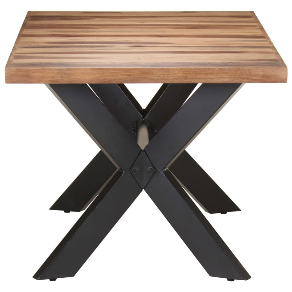 Produktbild för Matbord 180x90x75 cm massivt trä med honungsfinish