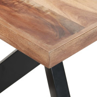 Produktbild för Matbord 180x90x75 cm massivt trä med honungsfinish